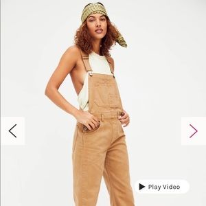 NWT! Free people XS ziggy denim overall in pioneertown.